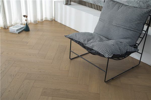 Plancher à chevrons | Texture en bois récupéré | 