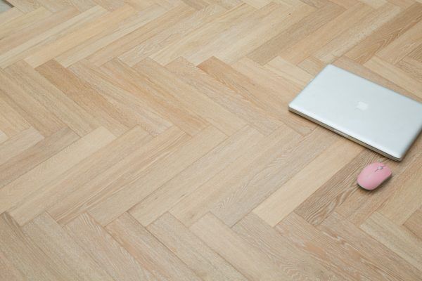 textured white oak flooring for commercial projects