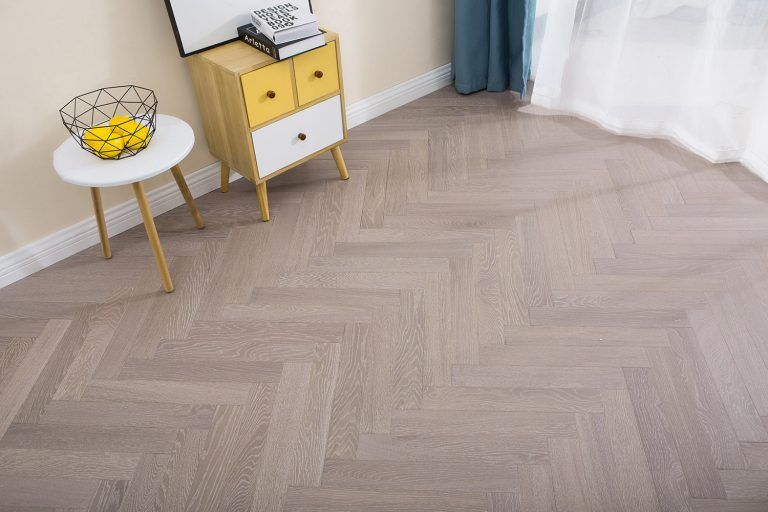 Minimalist grey oak flooring for architectural projects