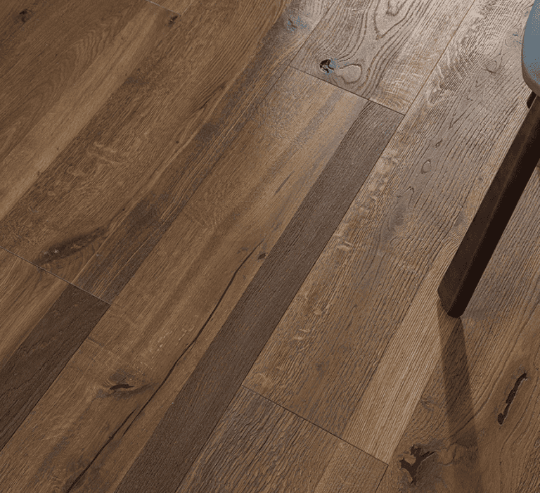 Vintage Wide Plank Oak Flooring