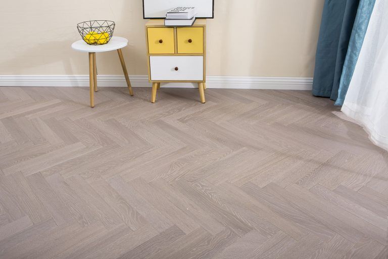 Brushed grey oak with a subtle tactile grain