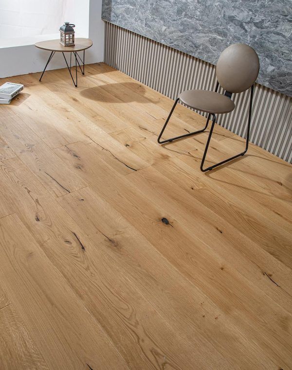 Water-Based Engineered Wood Wide Plank Flooring