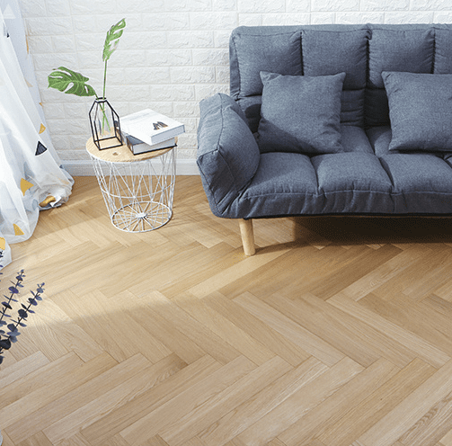 unfinished look wire brushed oak commercial flooring